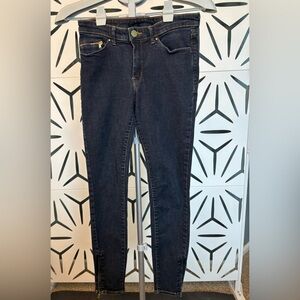 H&M Dark Blue Skinny Jeans – Zipper Ankle – Size 6